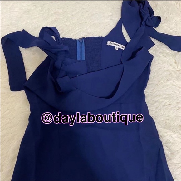 Reformation Twilight Dress Danube - Picture 7 of 9